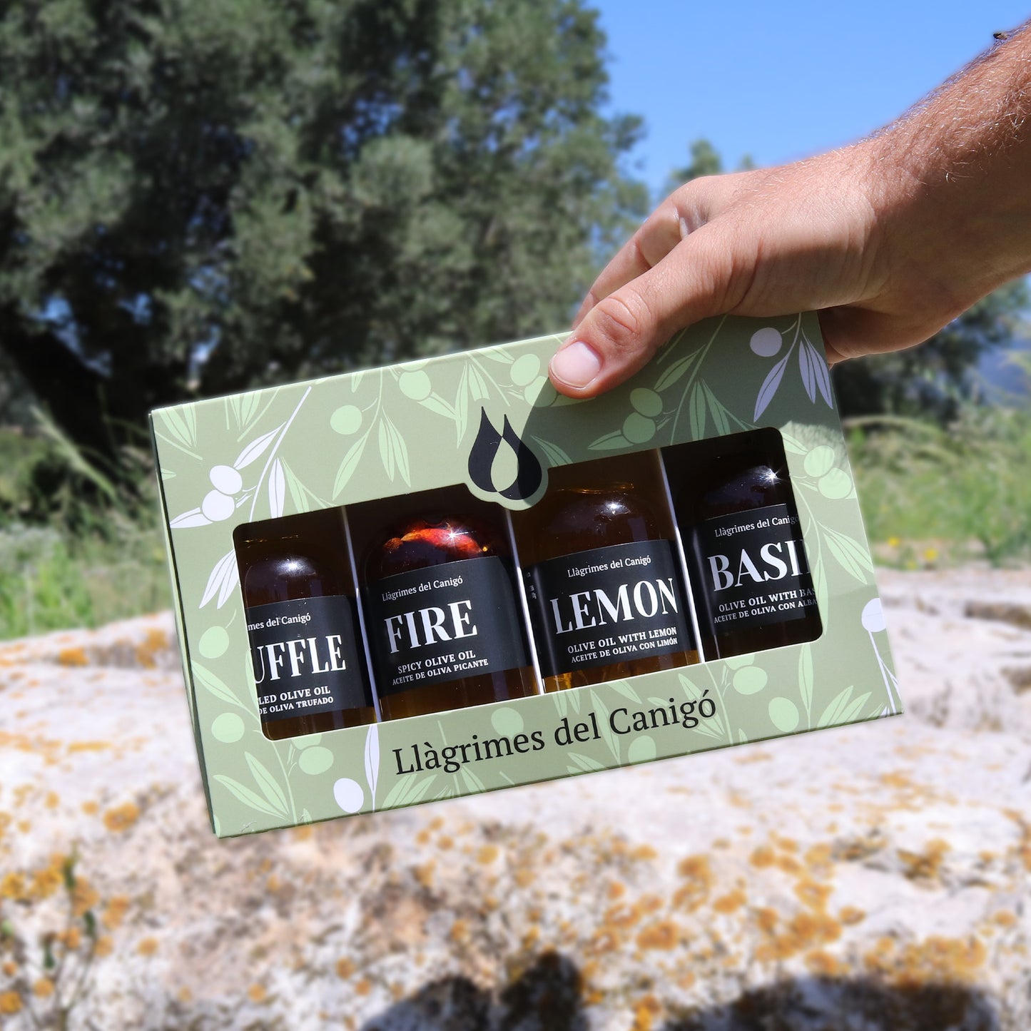 Título: Pack De Aceites De Oliva Infusionados 4 × 100 Ml – Picante, Trufa, Limón Y Albahaca_3