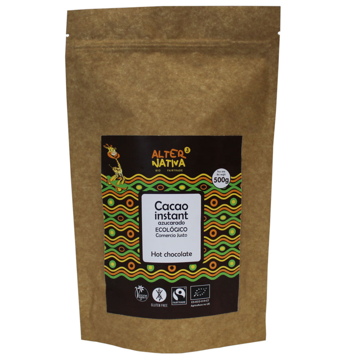 Cacao Bio Instantáneo Alternativa, 500g
