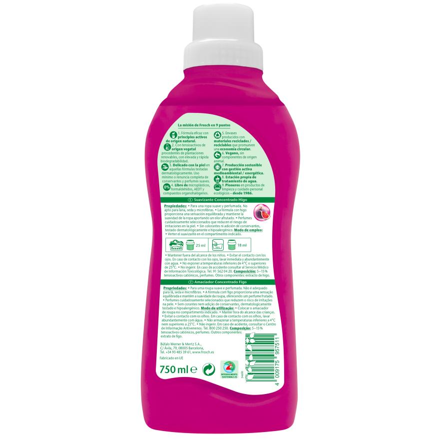 Pack 10x Suavizante Concentrado Higo Frosch 750 ml
