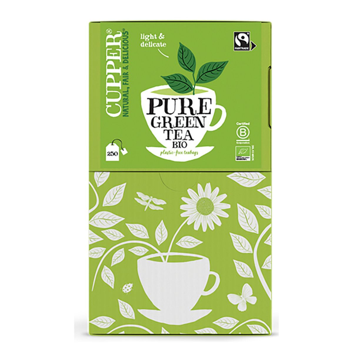 Infusion Te Verde Bio Cupper 250 Bolsas