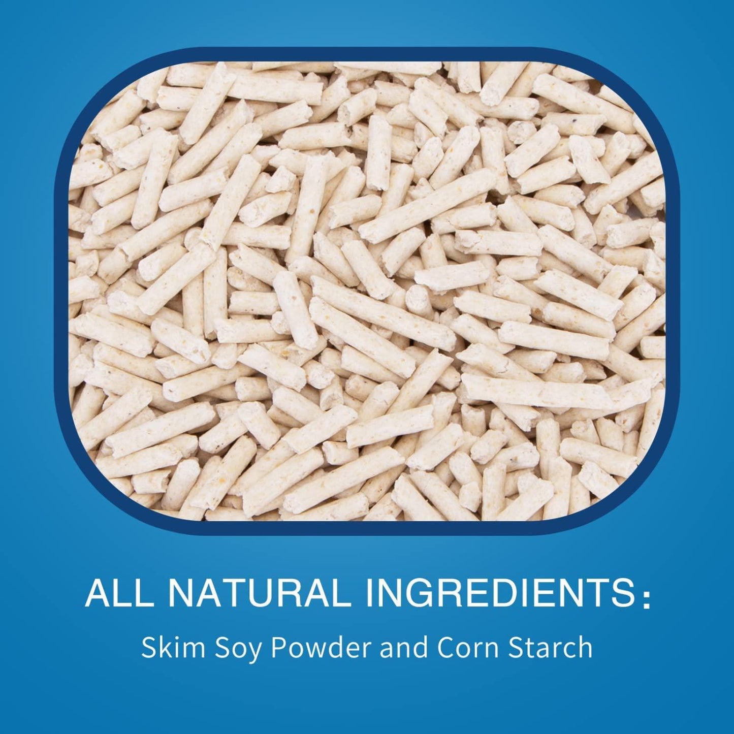 Arena para gatos de tofu biodegradable Nobleza 3.8 L