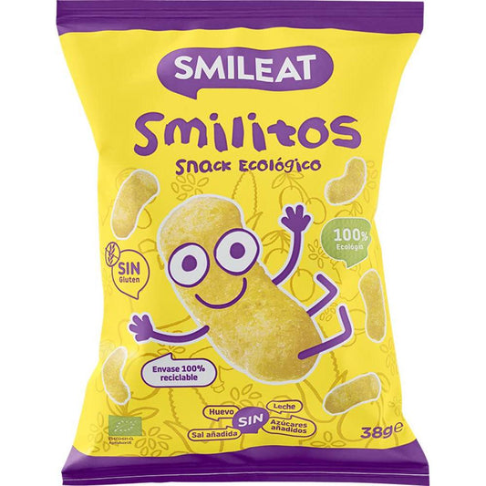 Smilitos, gusanitos de maíz ecológico Smileat, 38g