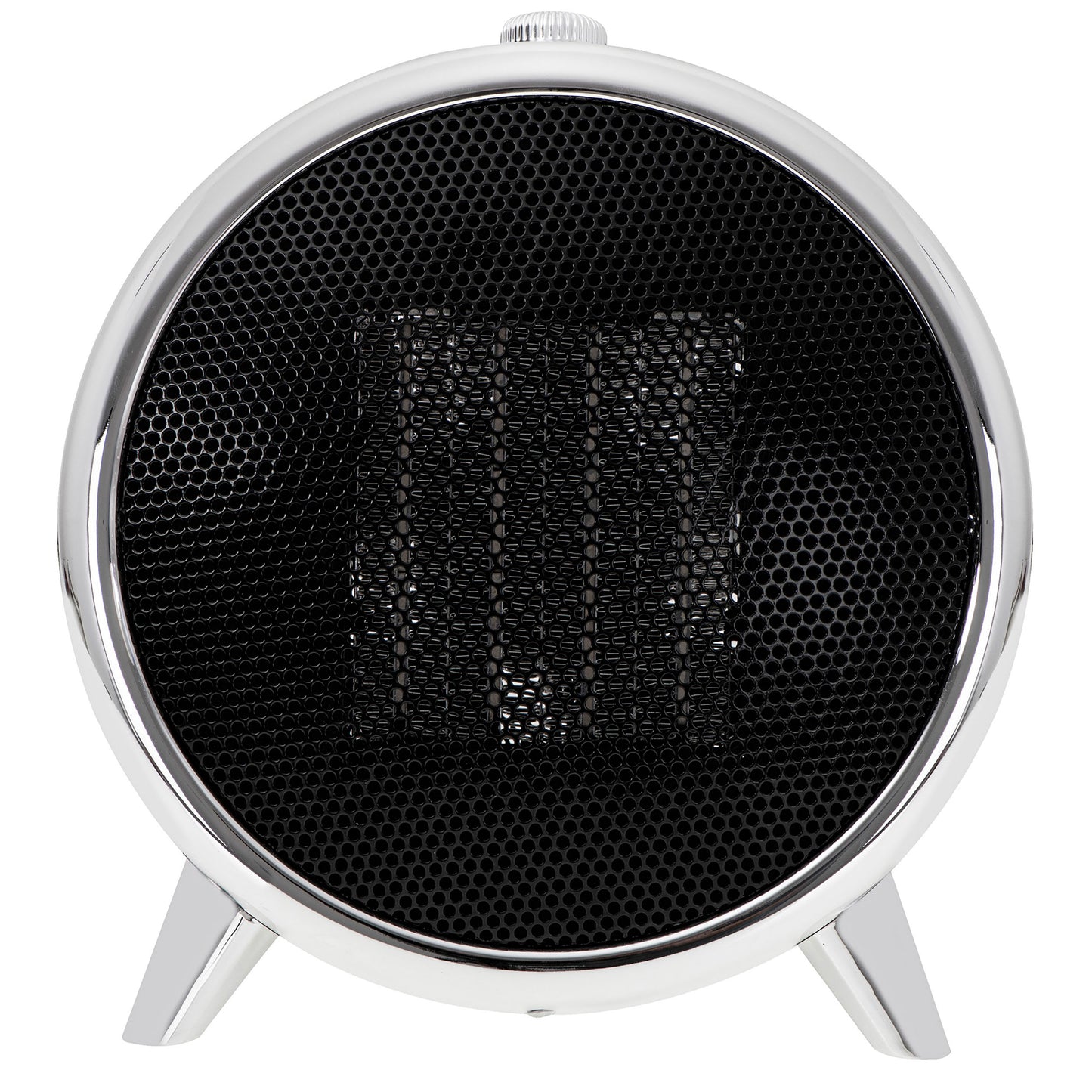 Calefactor Cerámico Led, Portátil, 2 Niveles Potencia, Termostato Automático, Diseño Moderno, Briebe, Ht1129, Negro/plata