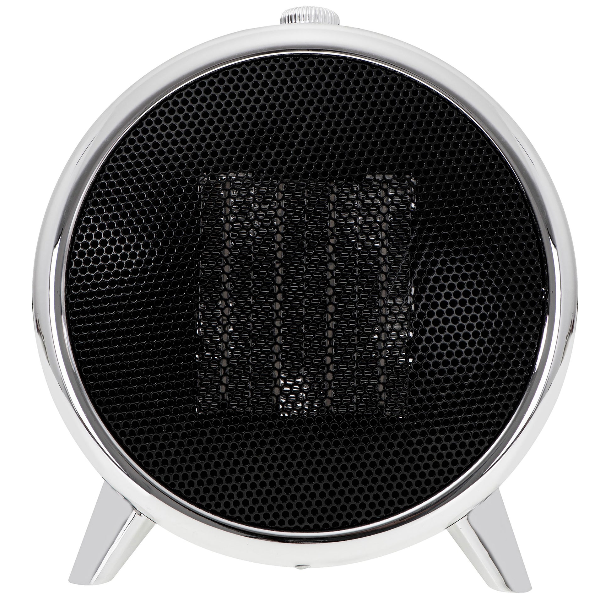 Calefactor Cerámico Led, Portátil, 2 Niveles Potencia, Termostato Automático, Diseño Moderno, Briebe, Ht1129, Negro/plata