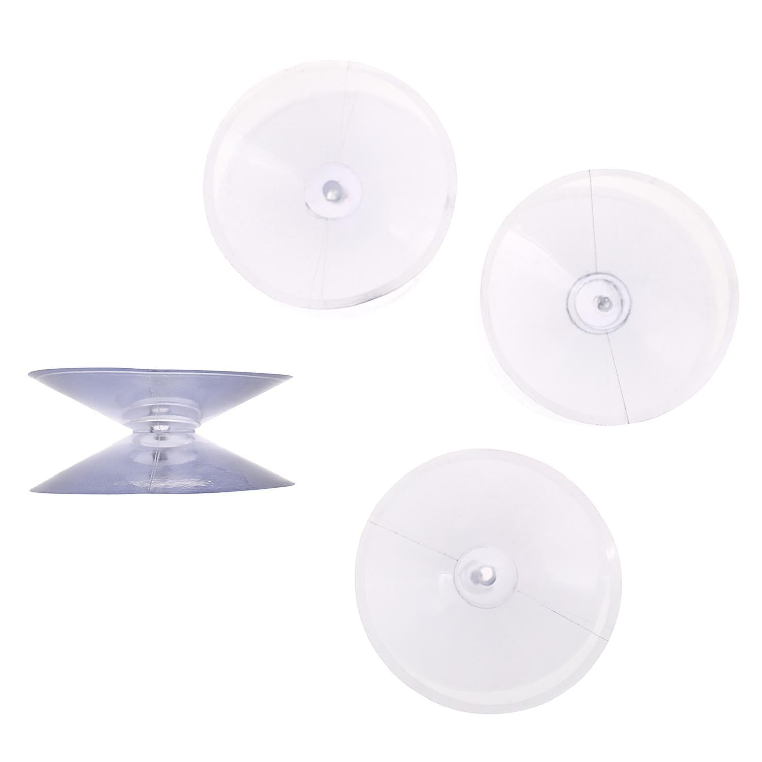Ventosa Doble Transparente (bister 4 Piezas)
