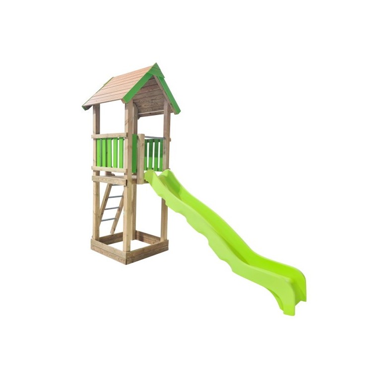 Parque Infantil Masgames Borealis Verde Superficie De Arena, Tierra O Cesped.