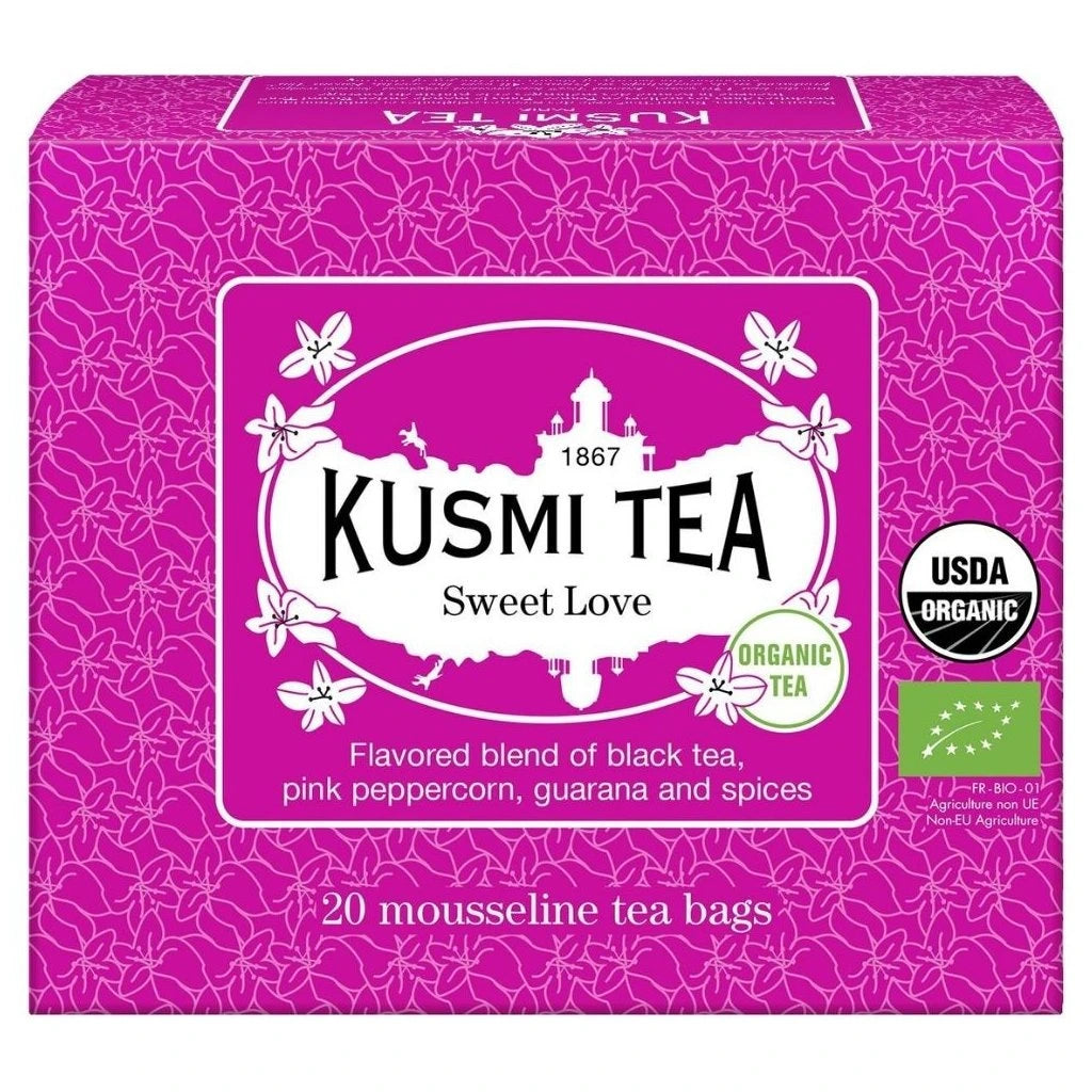 Té Negro Sweet Love Kusmi Tea (20 Muselinas)_0