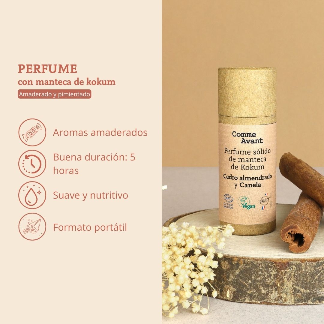 Perfume Sólido Amaderado Y Especiado Con Manteca De Kokum - Almizcle Y Palo De Ho_4