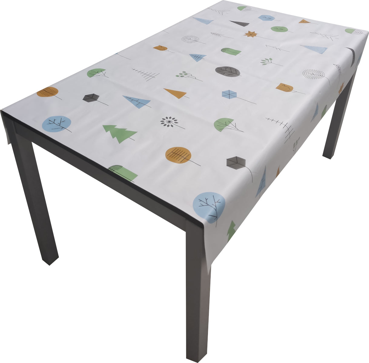 Mantel| Composicion Pvc| Base Poliester| Antimanchas| Arboles