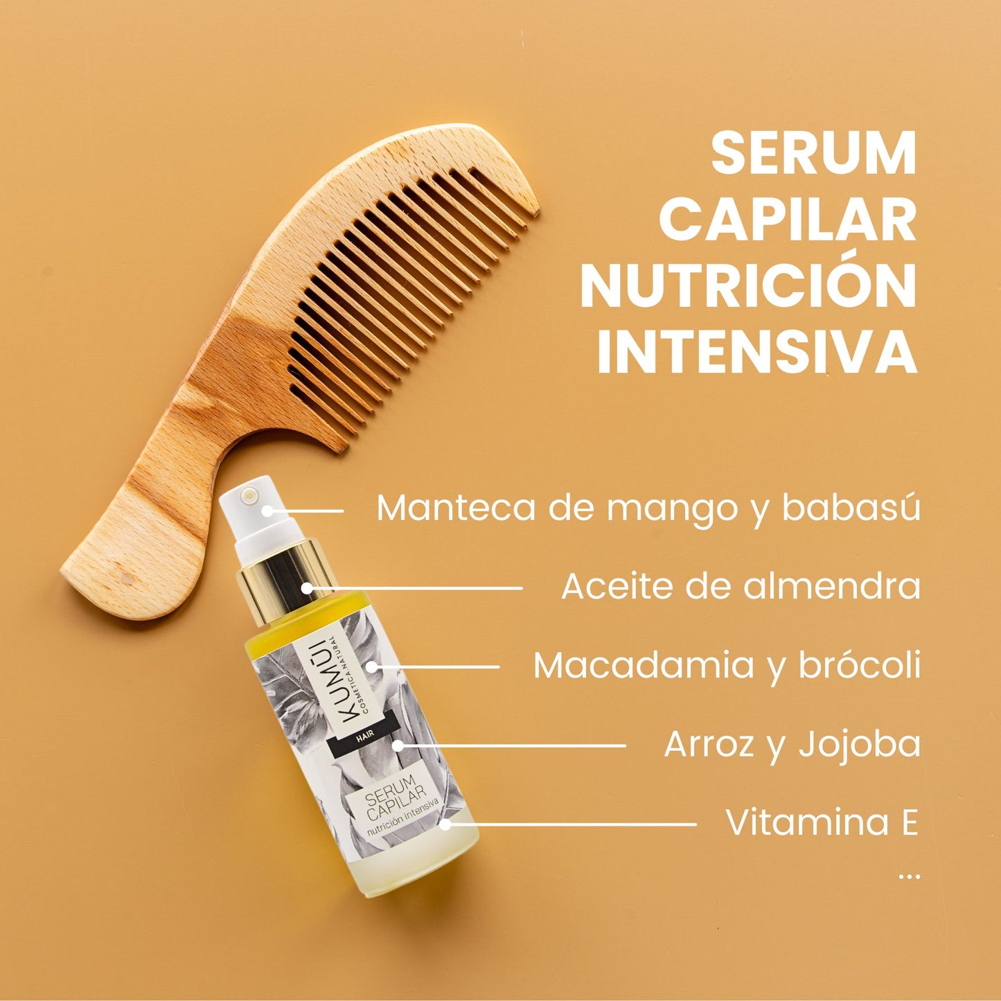 Serum Capilar Nutrición Intensiva Y Puntas Abiertas KUMUI 30ml_3