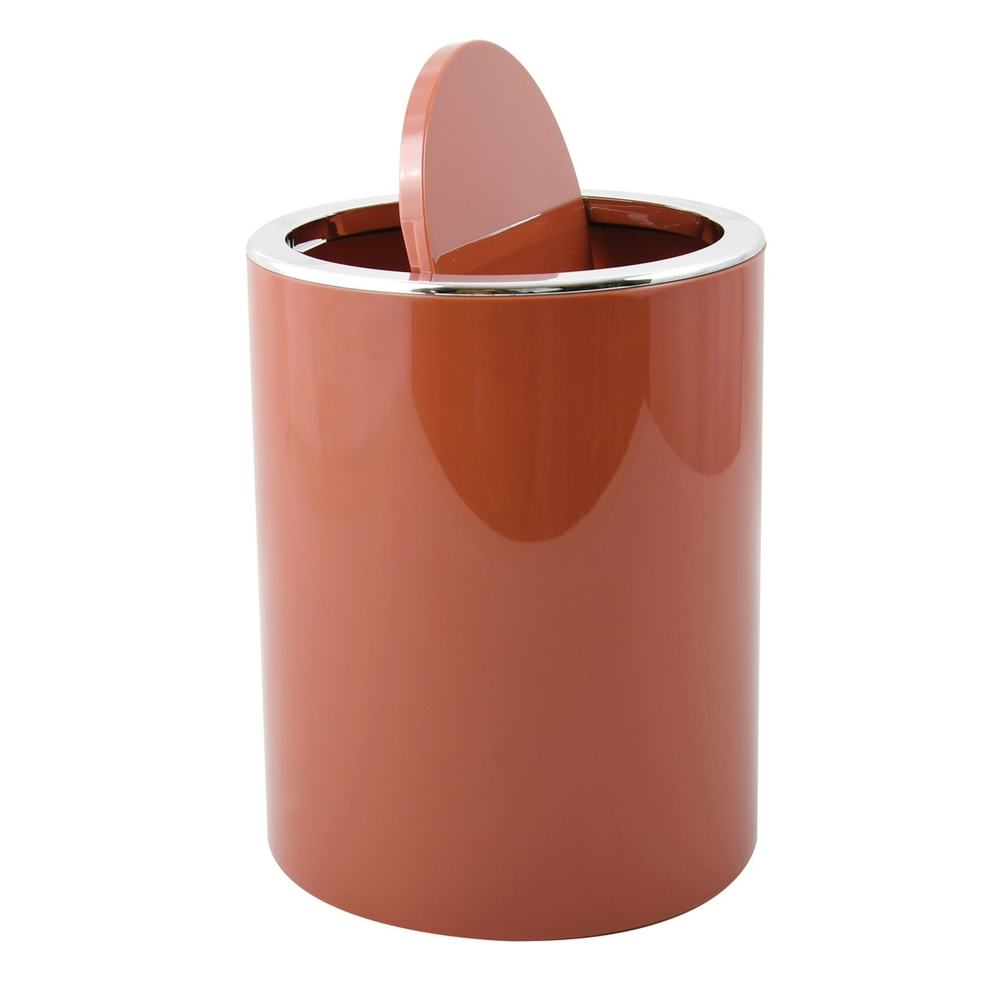 Papelera Redondo De Plastico Ako 5,5l Albahaca_1