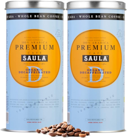 Pack x 2 gran espresso premium ECO descafeinado Grano 500g