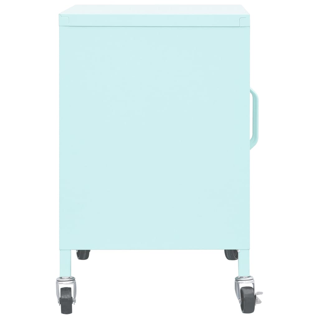 Armario De Almacenamiento Acero Verde Mint 60x35x56 Cm_3
