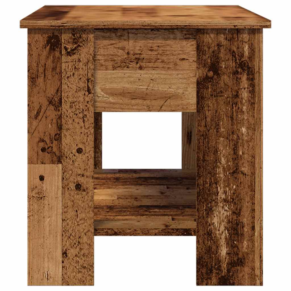 Mesa De Centro Madera De Ingeniería Madera Vieja 101x49x52 Cm_4