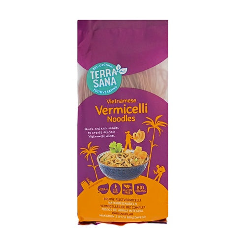 Fideos Vietnamitas de arroz integral vermicelli Terrasana 250 g