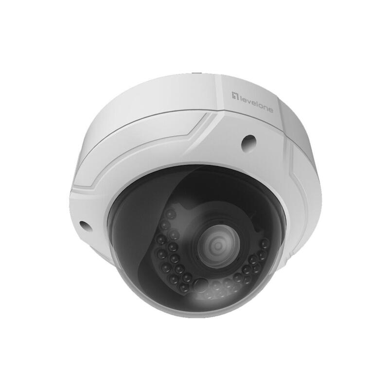 Levelone Ipcam Fcs-3085 Dome Out 4mp H.264 Ir5,5w Poe_0