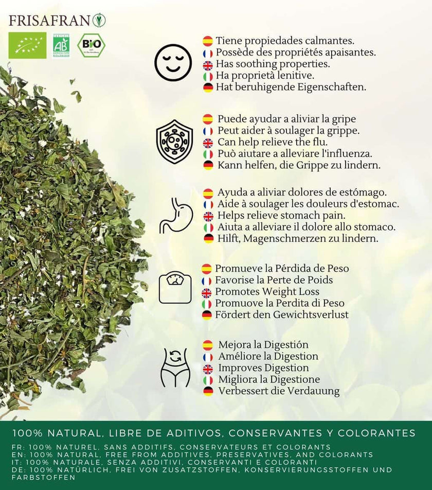 Infusión De Poleo Menta A Granel Ecológica | Frisafran
