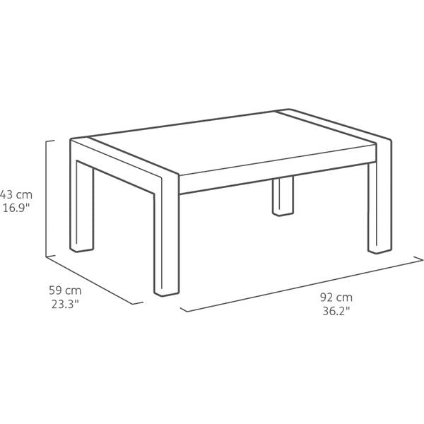 Set de muebles Victoria Lounge Grafito
