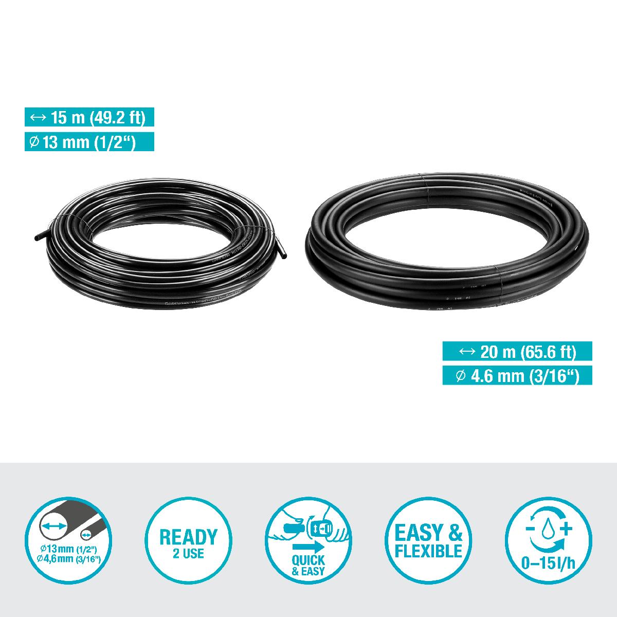 Set de Riego por goteo para terrazas (30 plantas) Microdripsystem Gardena