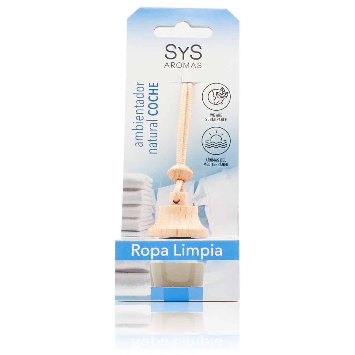 Ambientador Coche Ropa Limpia SYS Aromas Style 7 ml | Aroma Fresco y Limpio | Suave y Reconfortante_0