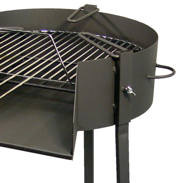Barbacoa de carbón con Soporte para Paella Imex el Zorro 75x60