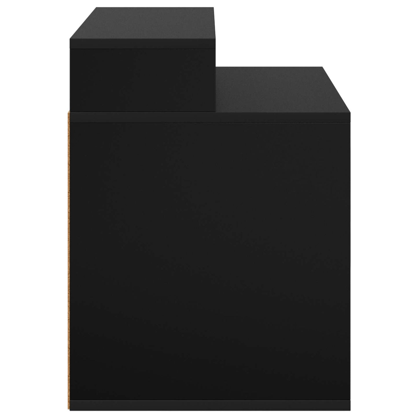 Casa Para Gatos Negro 42,5 X 40 X 53,5 Cm Madera De Ingeniería_5