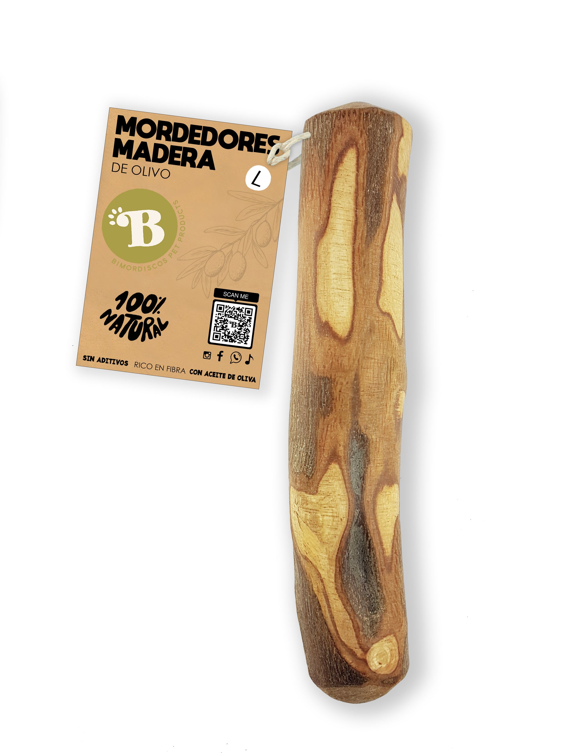 Bimordiscos Palo De Olivo Para Perros.