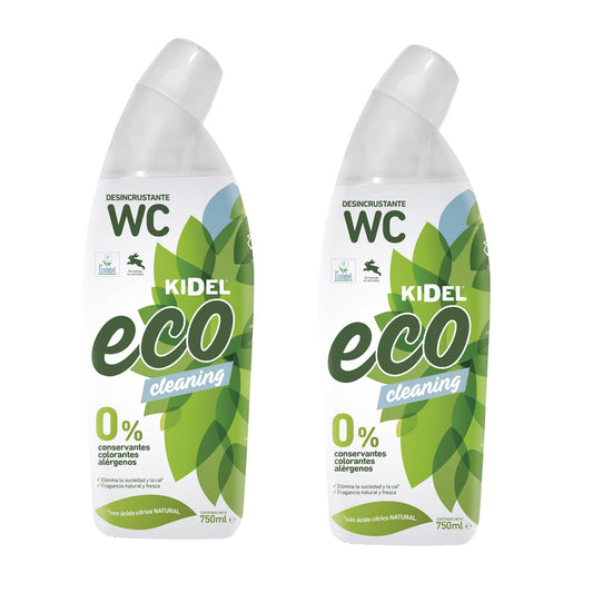 Pack 2x Gel Desincrustante Baño Kidel Mimidu ECO 750 ml
