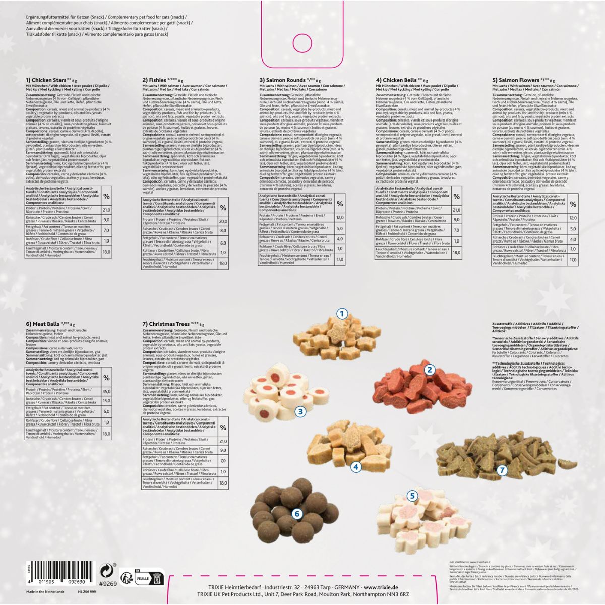 Calendario de Adviento para gatos Trixie