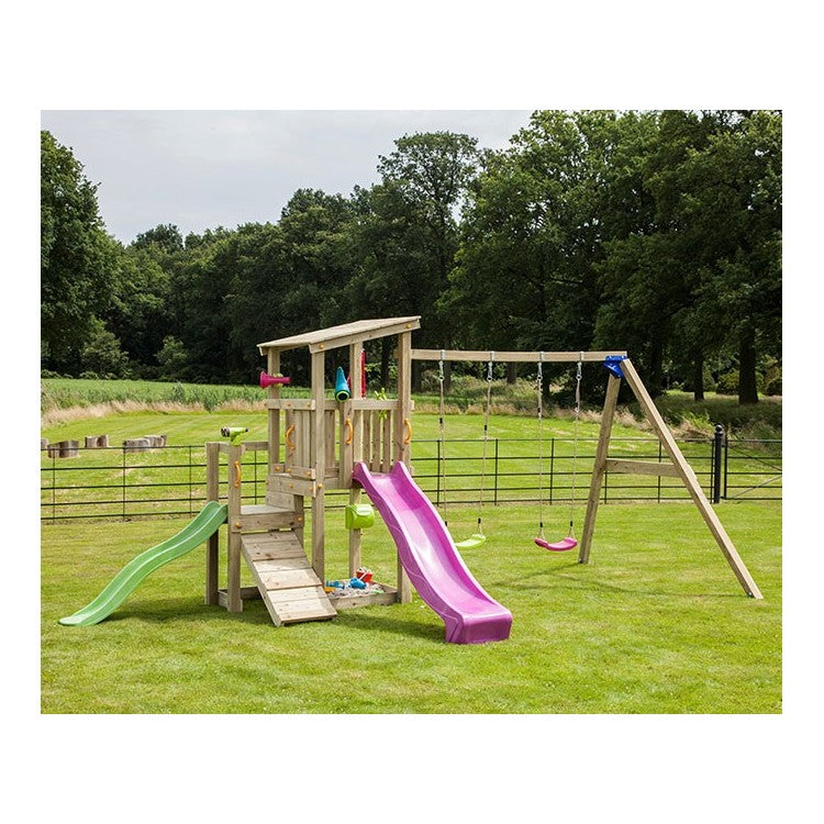 Parque Infantil Masgames Cascade L Con Columpio Doble.