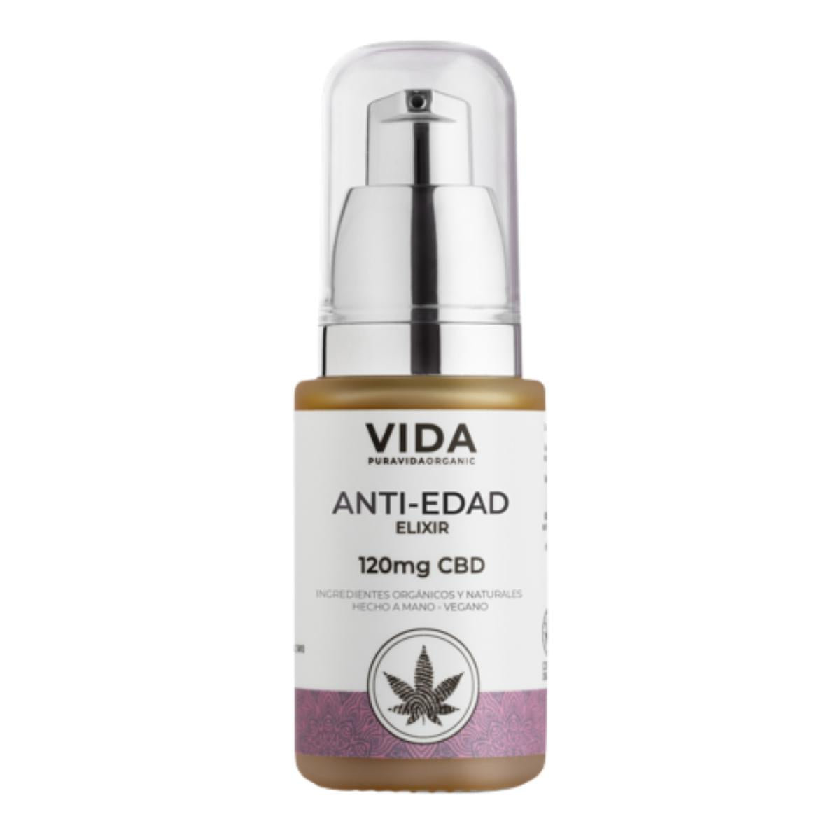 Elixir Facial Ant-Edad con CBD 30ml