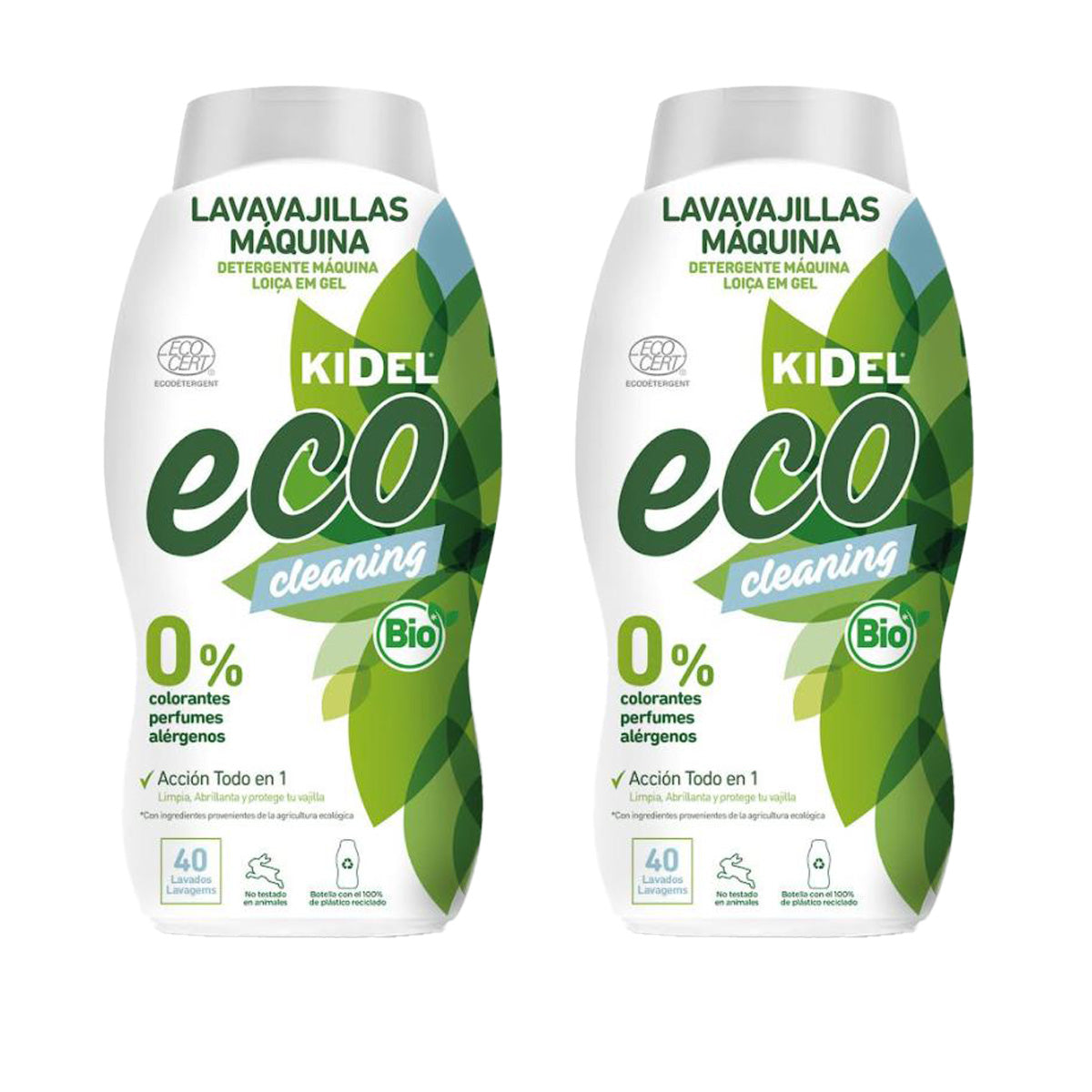 Pack 2x Kidel Lavavajillas Máquina Eco Mimidu 720 ml