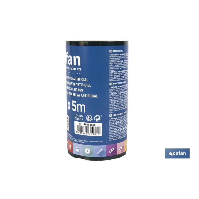 Cinta De Unión Para Césped Artificial Doble Cara 15 Cm X 5 M Verde_3