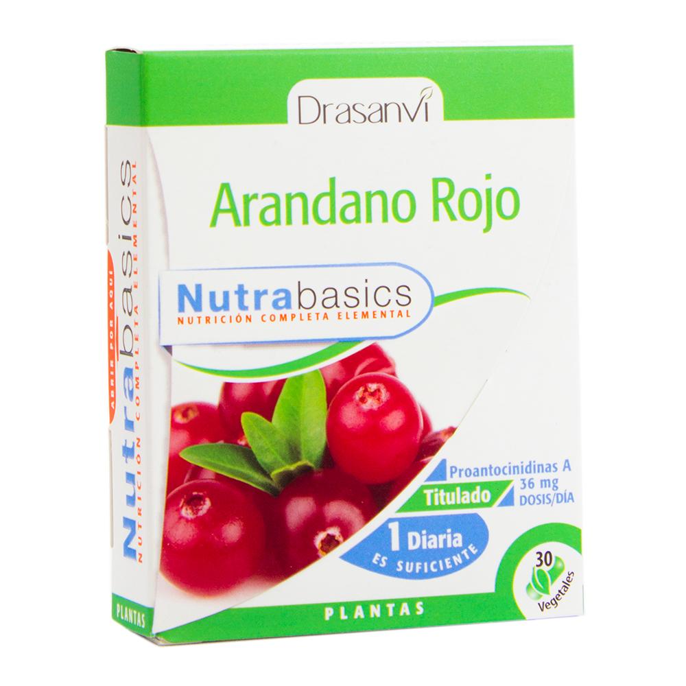 Arandano Rojo Nutrabasicos Drasanvi 30 cápsulas