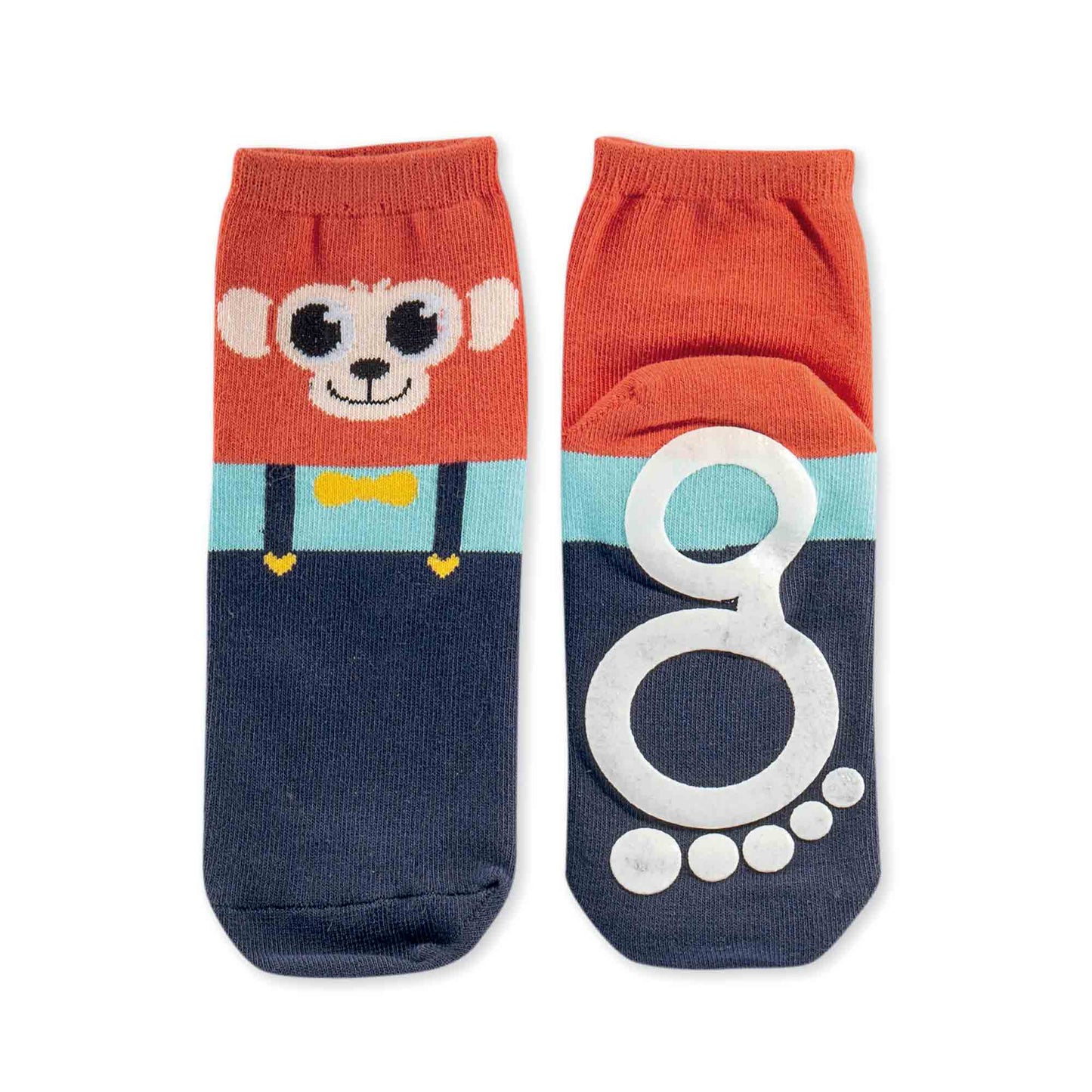 Calcetines Antideslizantes Para Bebés, Niños Y Adultos Monkey Bigtoes Socks 18 Meses_0