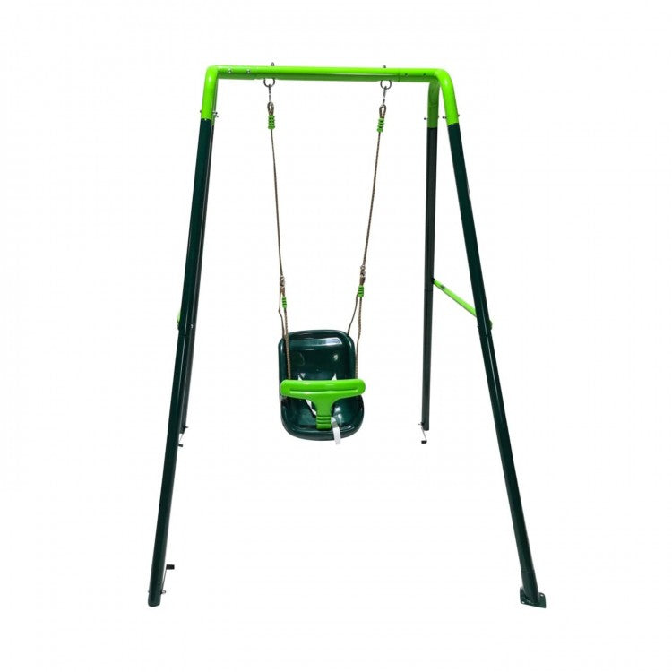 Columpio Individual Metalico Masgames Babol Con Asiento Bebe.