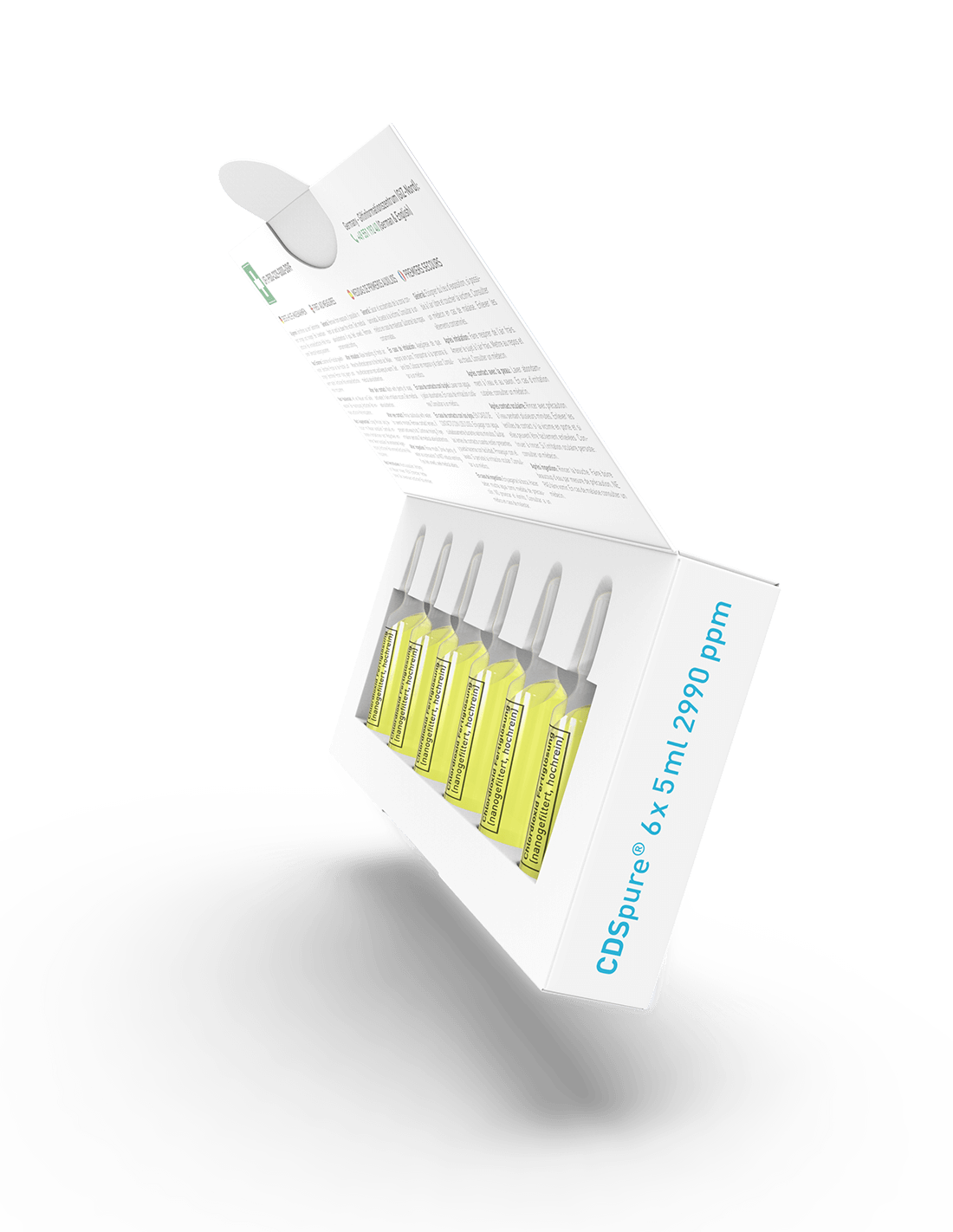 Aquarius Pro Life - Cdspure : Solución De Dióxido De Cloro 6x5ml En Ampollas De Vidrio