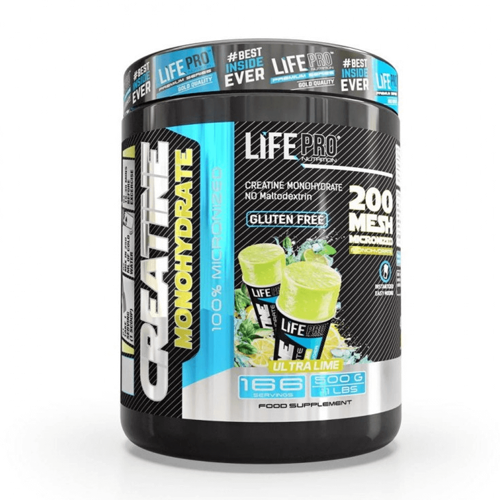 Creatina Monohidrato 200 Mesh - 500g - Lima Limon - Creatina Monohidrato - Lifepro_0