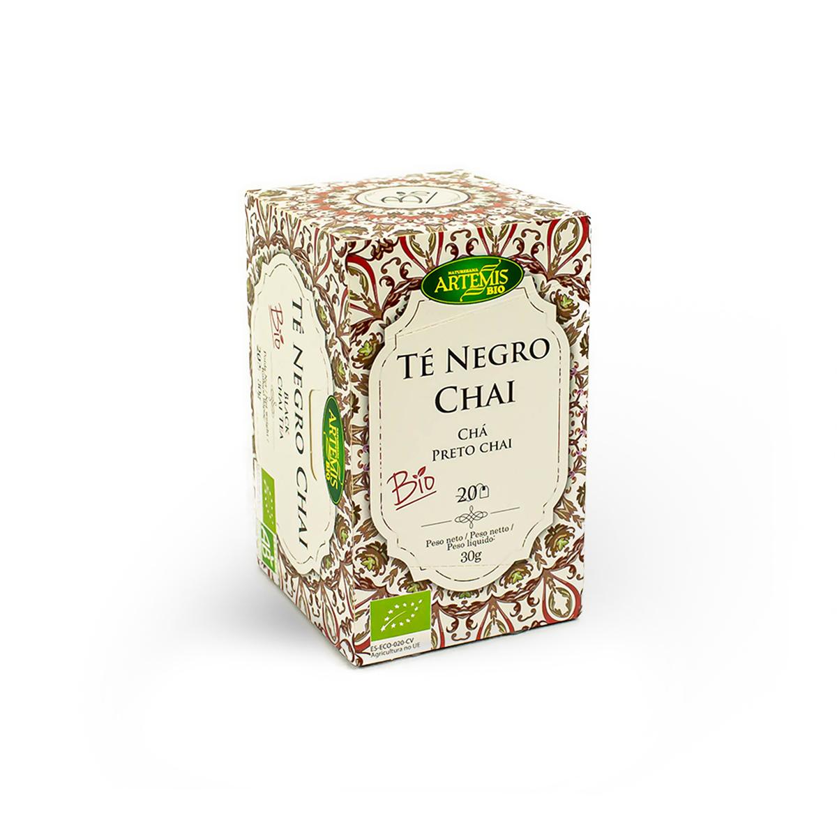 Te Chai Negro Eco 20 Filtros Artemisbio