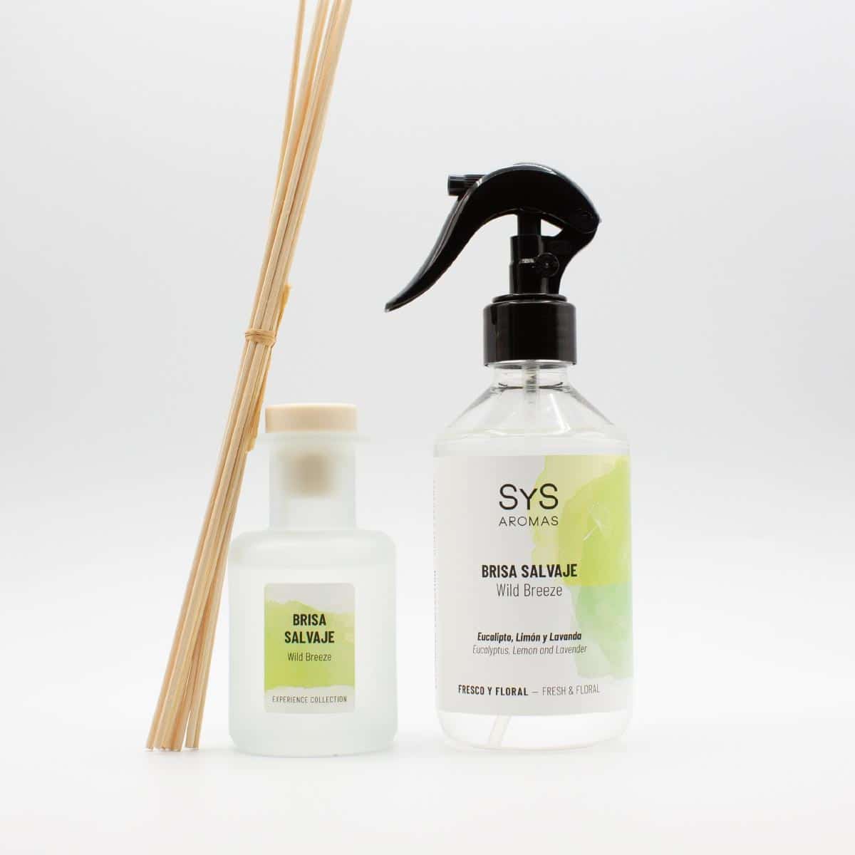Ambientador Pulverizador Brisa Salvaje Experience SYS Aromas 300 ml | Eucalipto, Limón y Lavanda | Refrescante_3