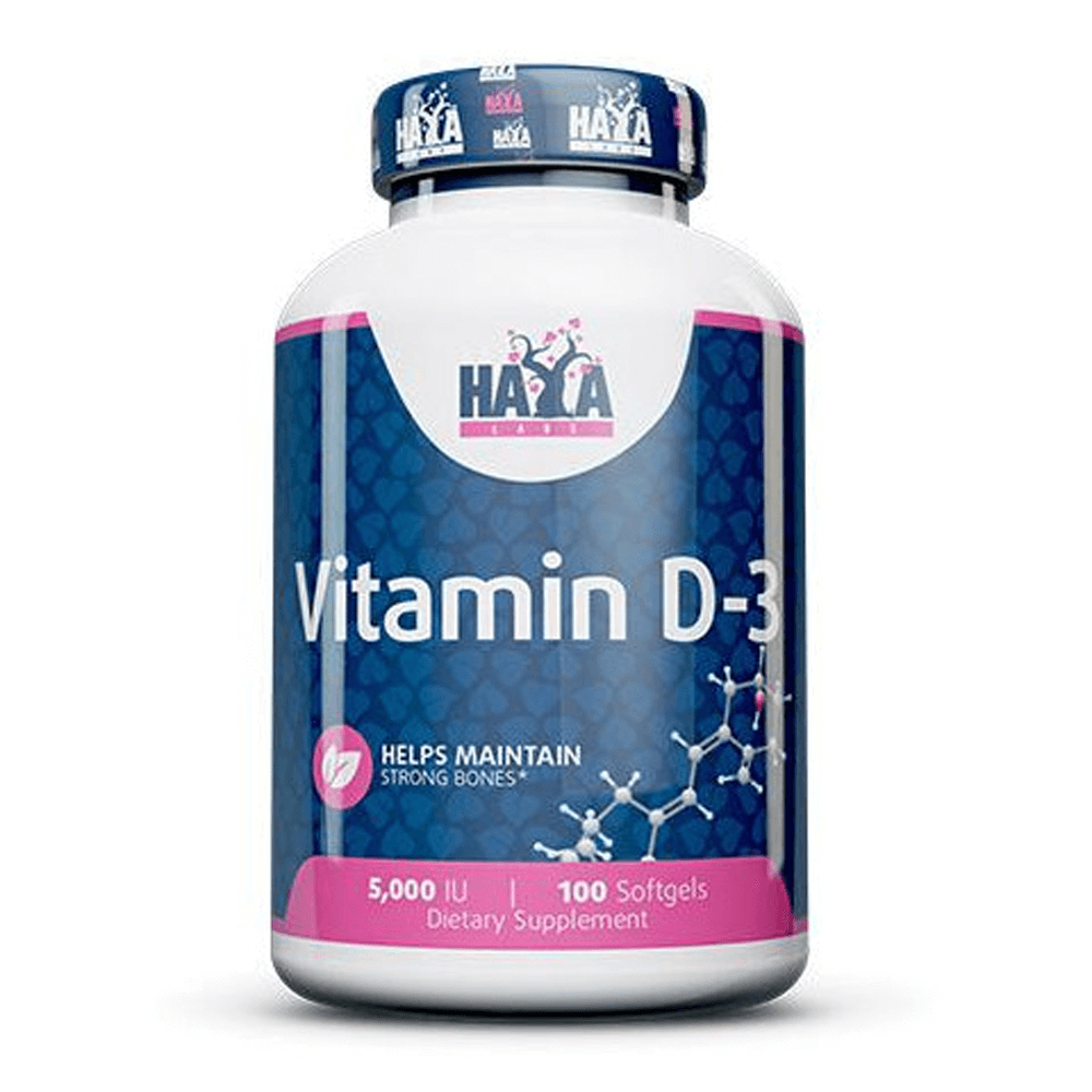 Vitamina D3 5000iu - 100 Softgels - Vitamina D - Haya Labs_0