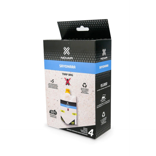 Novar Sayonara Trap Bag Trampa para moscas reutilizable
