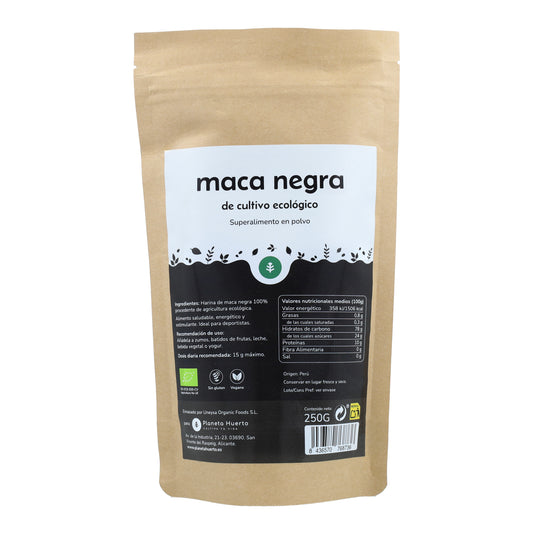 Maca negra en polvo ECO Planeta Huerto 250 g