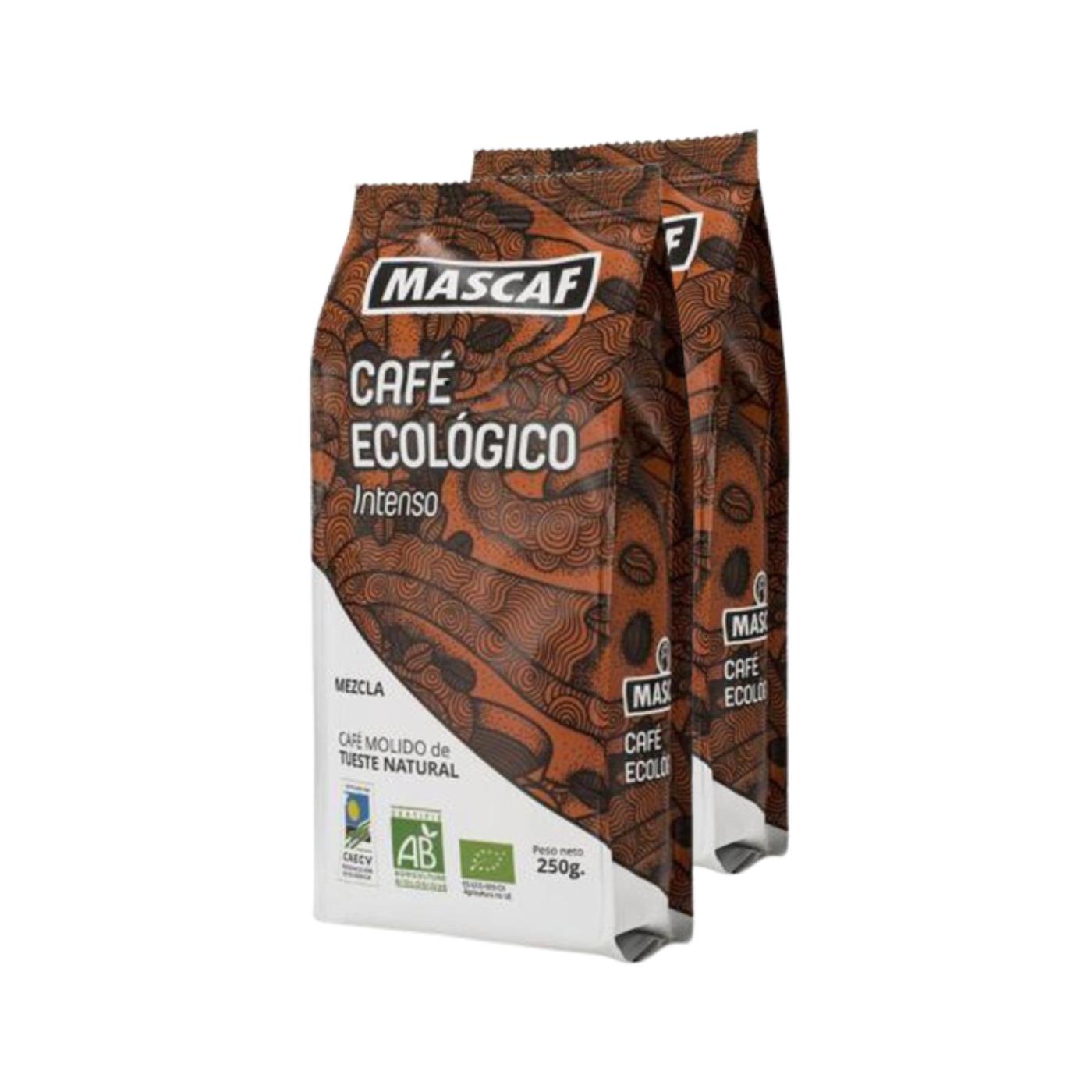 Café intenso molido Mascaf Pack 2 x 250 g