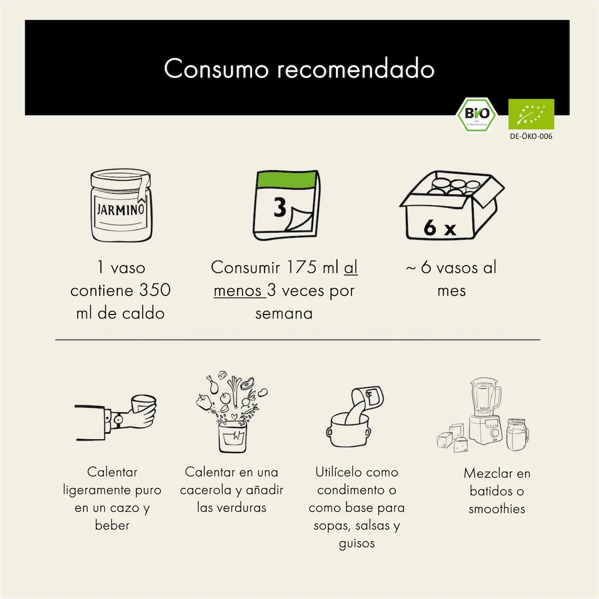 Caldo de Huesos de Ternera Jarmino 350ml