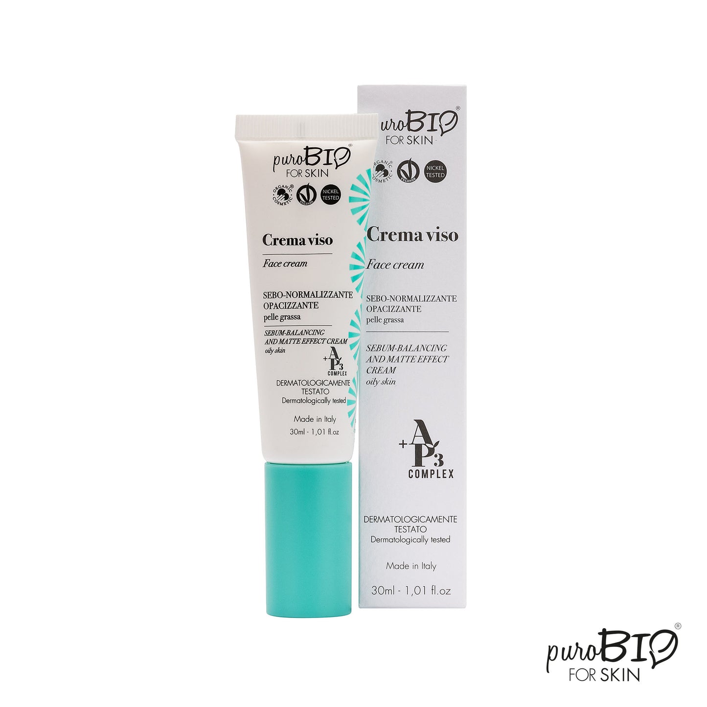 Crema Facial Matificante y Equilibrante Purobio 30 ml_0