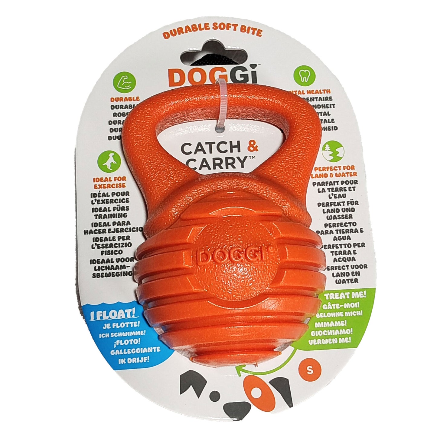 Juguete Para Perro Doggi Dumbell Talla S 17x12x7 Cm