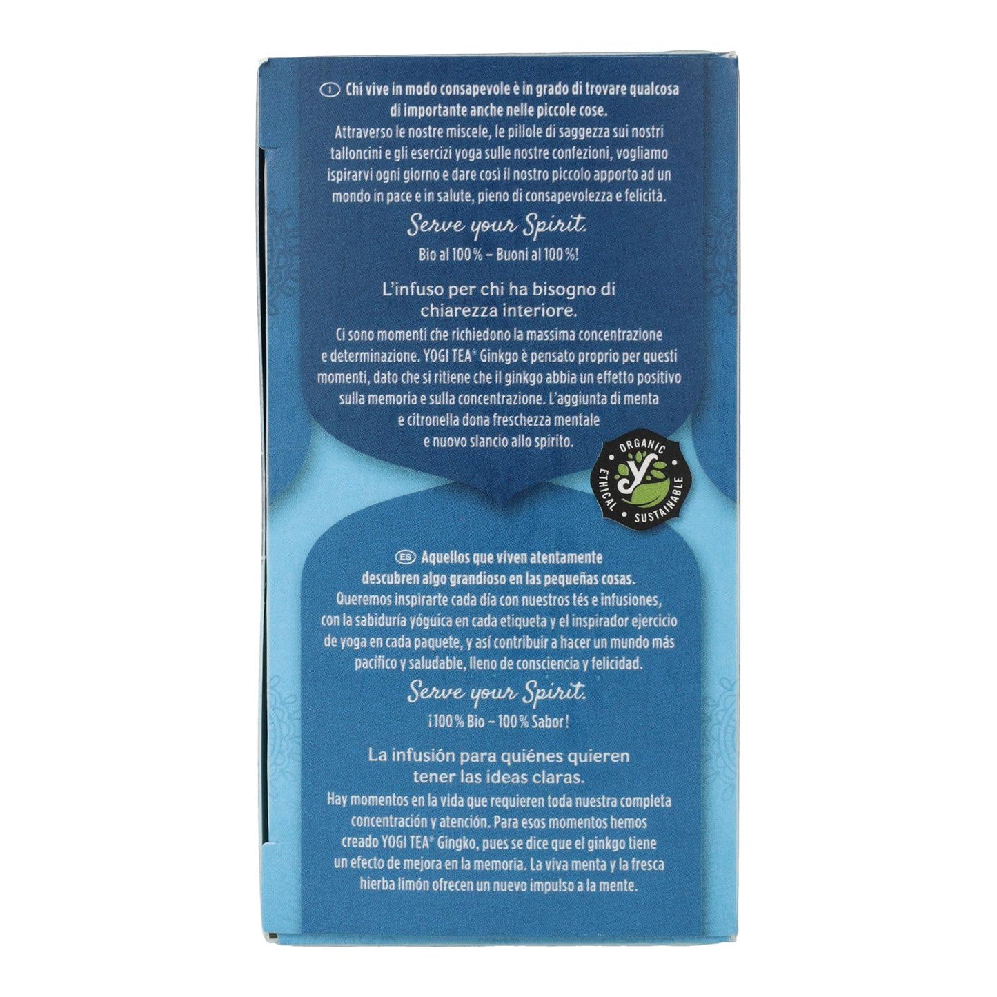 Yogi Tea BIO Gingko 17 bolsitas