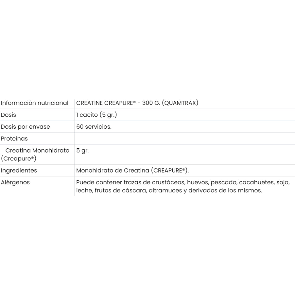 Creatine Creapure 300 Gr