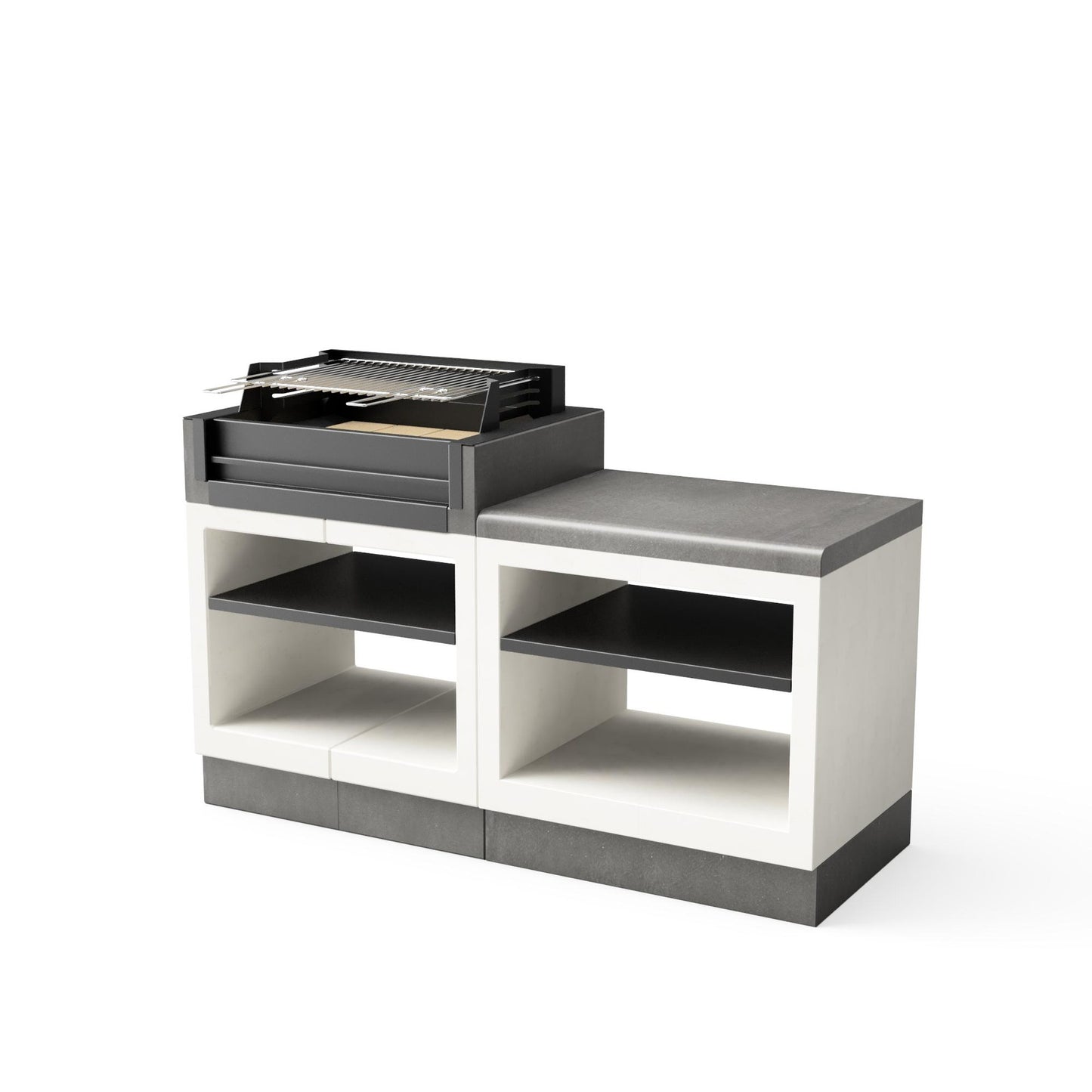 Barbacoa Kitaway con bancada Tuozi